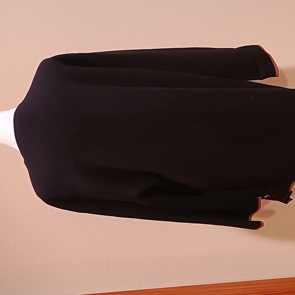 Alfani Elegant Black and Brown Cardigan Sweater Size XL New - Picture 3 of 6